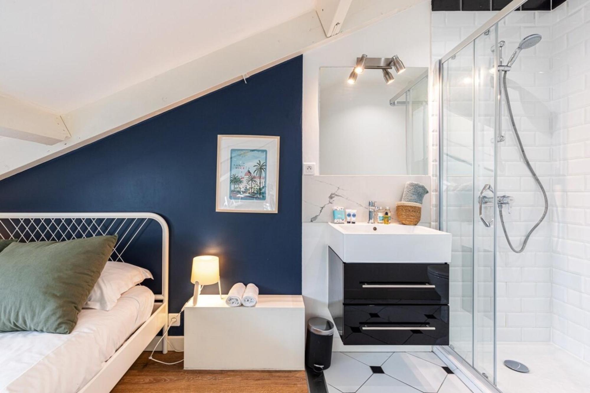 Deroulede - Superb Studio Suite W Ac Downtown Nice Eksteriør billede